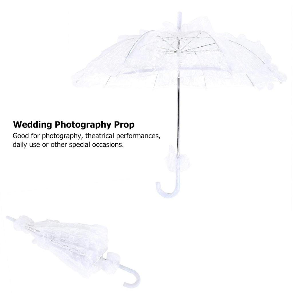 Lace Long Lolita Long Lace Folding Rain Photo Long Photography Umbrella Umbrella, Umbrella, Parasol, Umbrella, Stylish, Frilled, Compact, Umbrella,