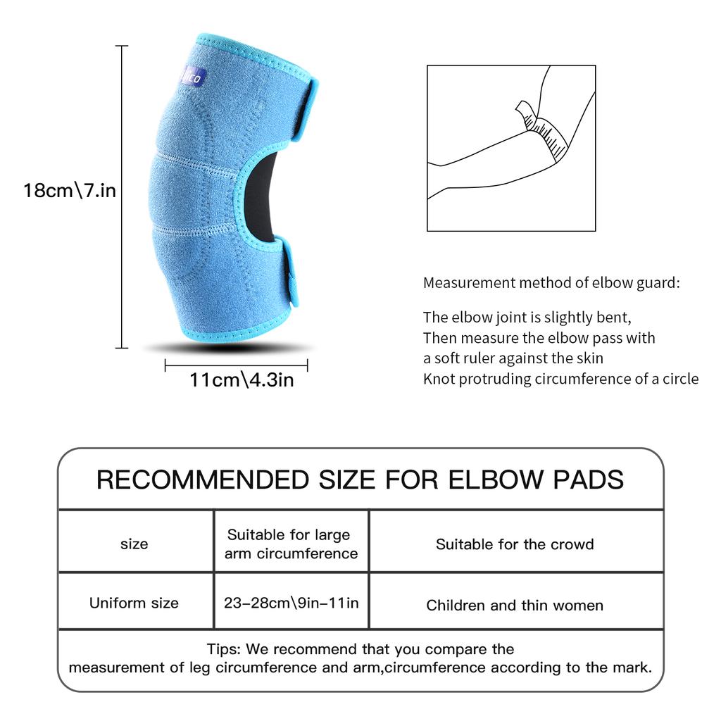 1PC Elastic Elbow Pads Kids Sports Elbow Support Brace Compression Belt Protector Gear Elbow Sleeves Adjustable Elbow Pads