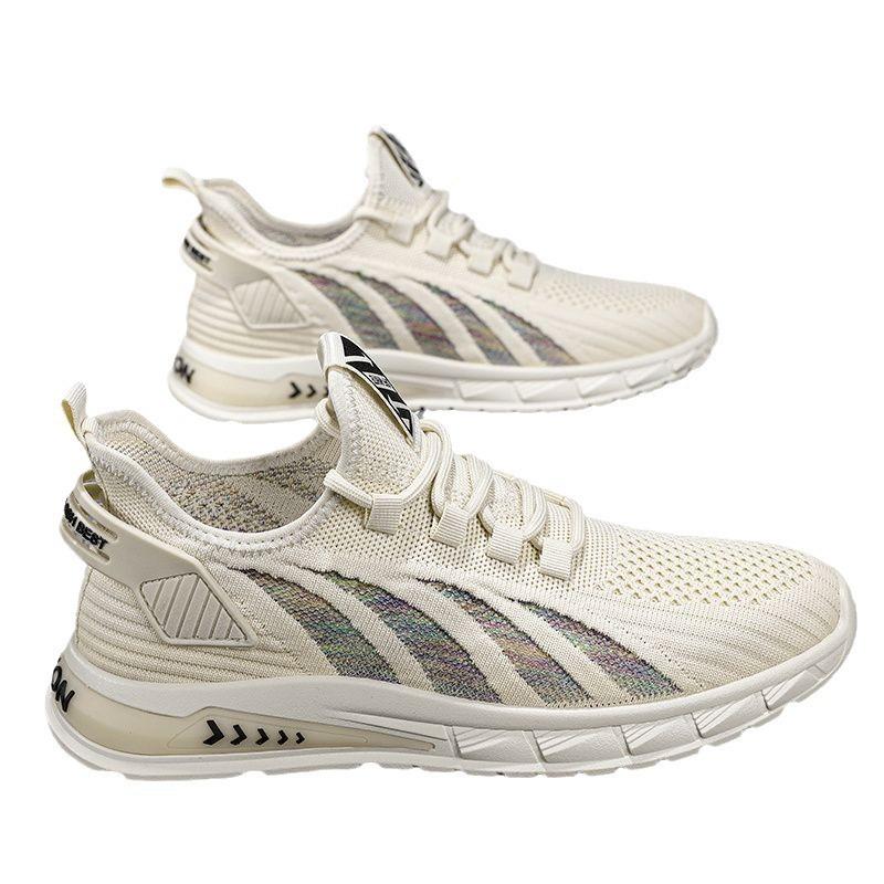 Summer New Men'S Non-Slip Odor-Resistant Mesh Casual Running Sporty Trendy Shoes