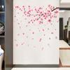 Peach Blossom Falling Branch Wall Sticker Living Room Entrance TV Wall Decoration Self-Adhesive Home Decor