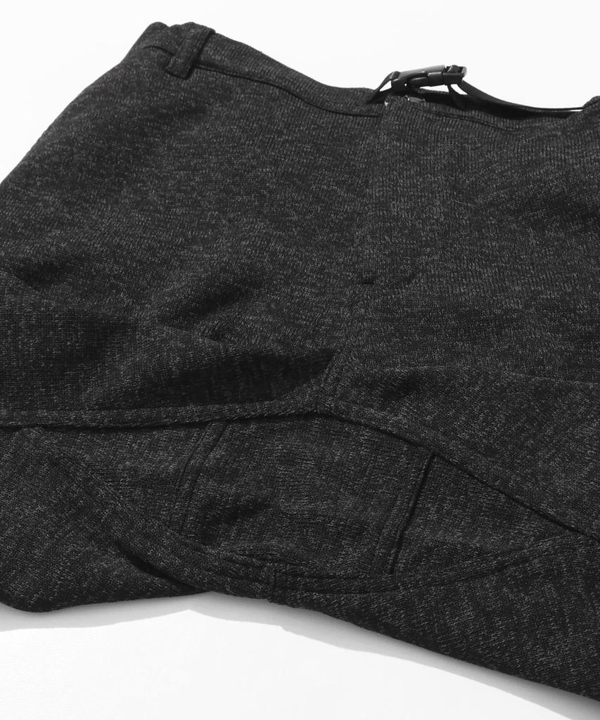 Cliff Mayer Men's Small Knit Fleece Climbing Pants, Brushed Lining, Charcoal