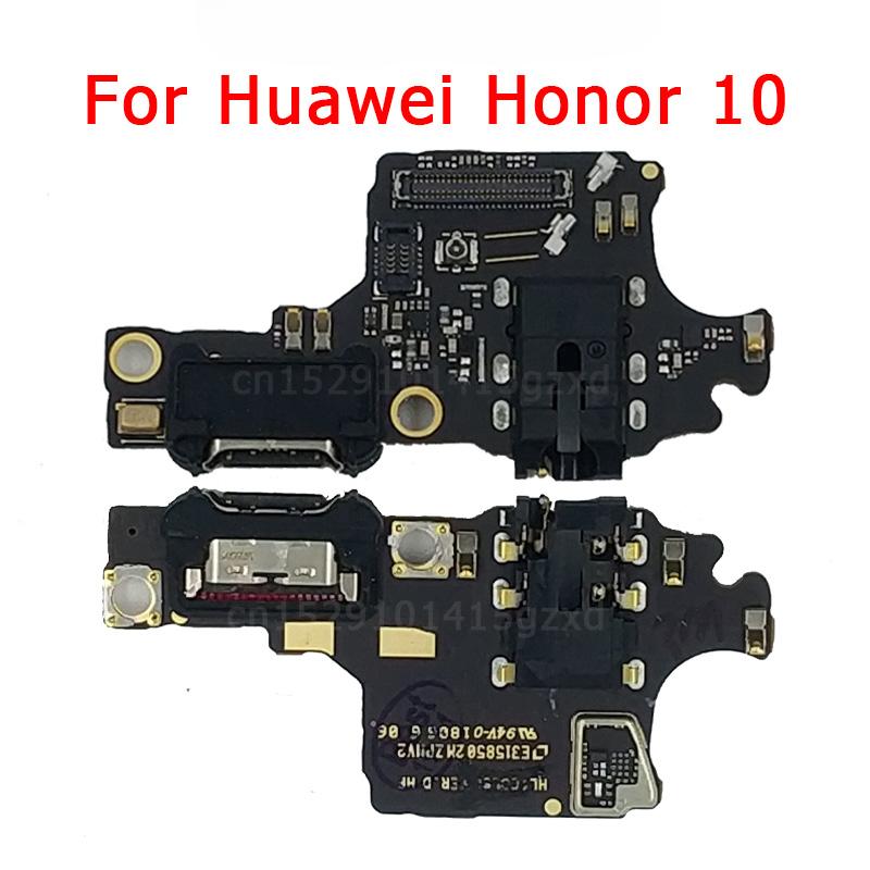 

Charge Board For Huawei Honor 10 Charging Port USB Plug PCB Dock Connector Flex Cable With Microphone Replacement Parts