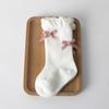 Cotton Newborn Baby Socks Spring Autumn High Quality Infant Toddler Mid-calf Sock Fashion Sweet Bowknot Princess Socks For Girls