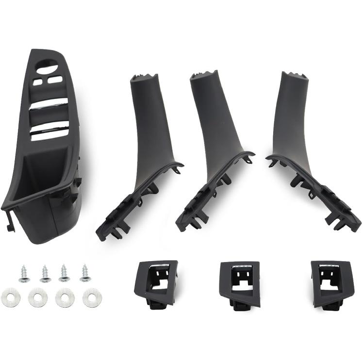 Beige Interior Door Pull Handle Kit Compatible With5 Series F10 F11 520i 520d 523i 525i 525d 528i 530i 530d 535i 535d 2010-2016 Window Switch Armrest