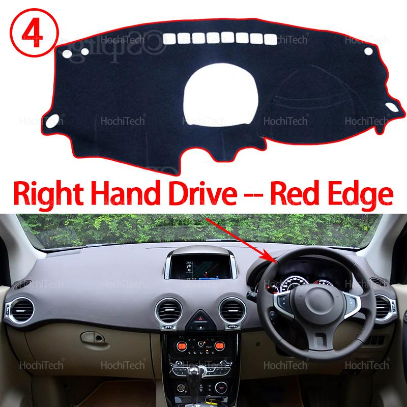 Dashboard Cover for Renault Koleos 1 HY 2008~2016 Samsung QM5 Car Dashboard Cover Avoid Light Pad Trument Panel Mat Carpets