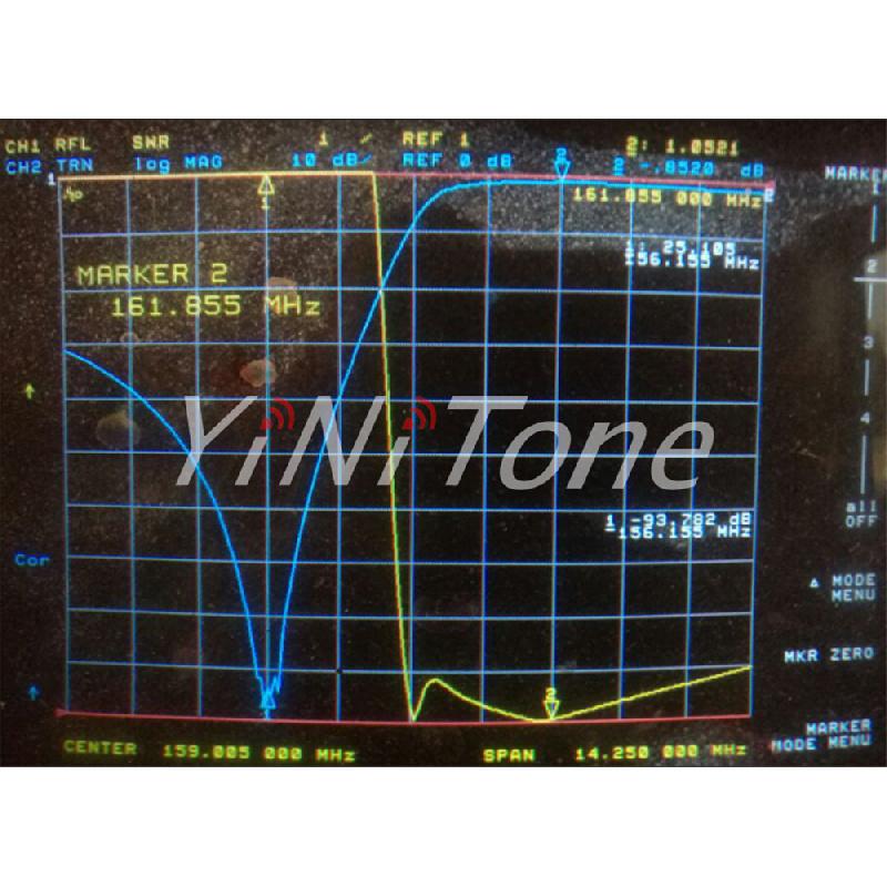 1Pcs For 25W Vhf Duplexer 6 Cavity N Female Connector 136-174Mhz Repeater