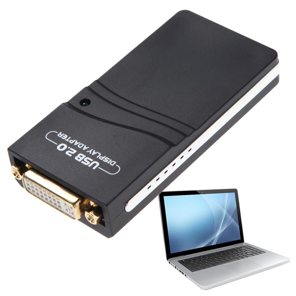 

USB 2.0 к DVI/VGA/HDMI-совместимому внешнему графическому видеоадаптеру Универсальный адаптер видеокарты для нескольких мониторов