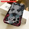 2DFlat Ethereal Goddess with Crimson Eyes and Blue Hair All inclusive film hard phone case, compatible with iPhone 18 Pro Max 17 16 15 14 13 12 11