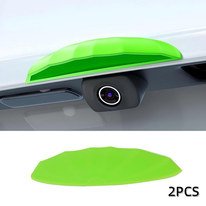Car Rear View Mirror Camera Reversing Rainproof Cover Silicone Classic Black Car Backup Camera Rain Cover