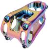 31.8x50MM Mountain Bike Handlebar Short Stem Riser Aluminum Alloy Bicycle Hollow Stem(Couleur eblouissante ) Couleur