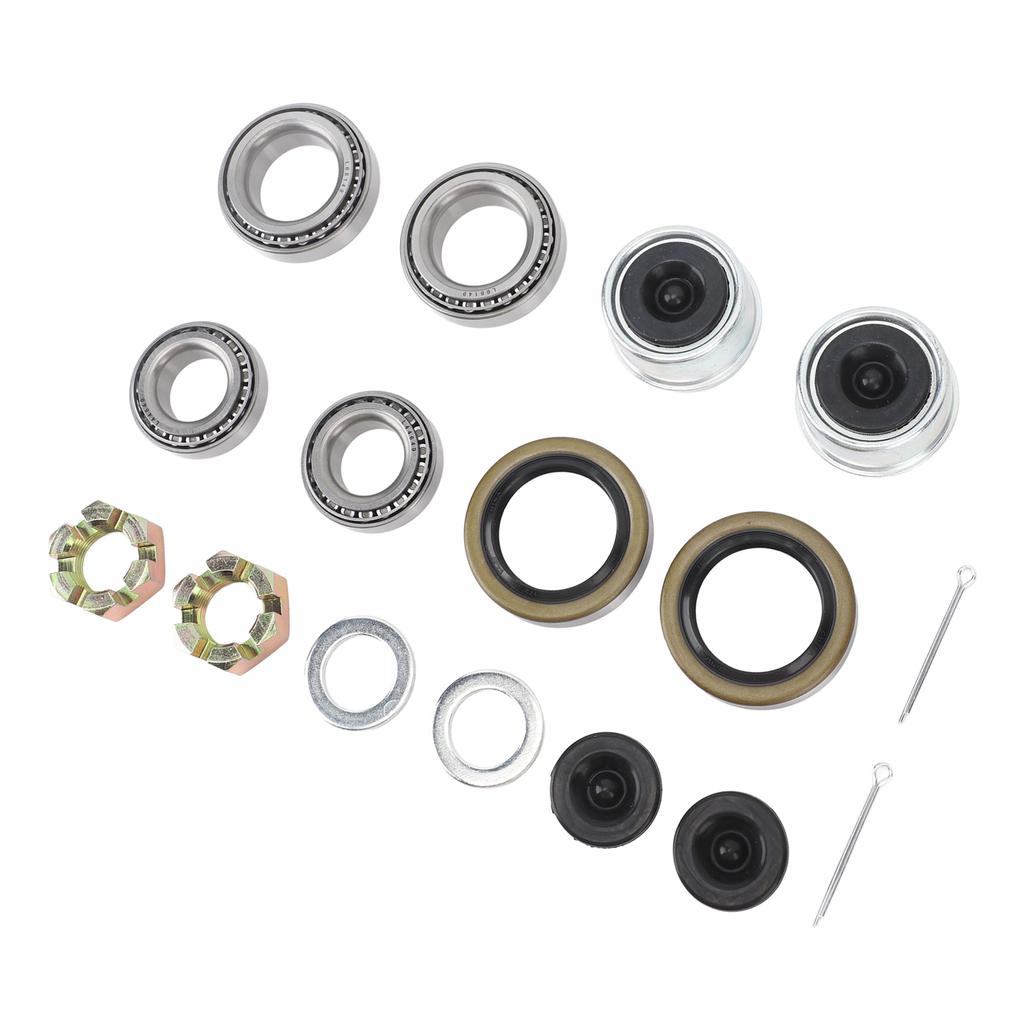 Trailer Axle Bearing Kit Low Working Noise Long Lifespan L68149 L68111 for 1 1/16in To 1 3/8in Trailer Axles 3500lb