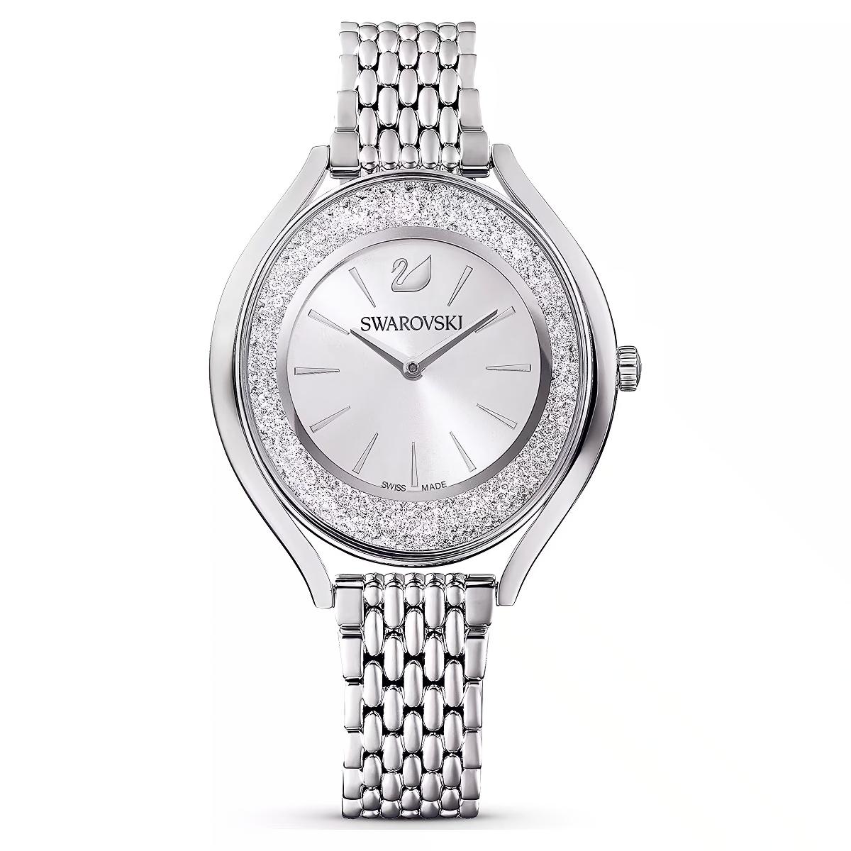 swarovski 5519462 Crystalline Aura Silber Damenarmbanduhr 35.5 white