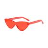 Hot-Selling Cat'S Eye One-Piece Colorful Sunglasses Avant-Garde Export Candy-Colored Sunglasses