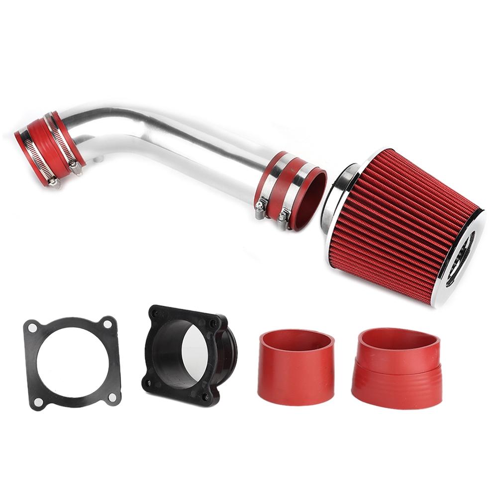 Air Intake System Kit + Filter Red Fits for Infiniti G35 3.5L V6 2003 2004 2005 2006