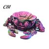 Articulated Crab Toy 3D Printed Mechanical Figurine, Cyberpunk Model with Openable Lid Movable Joints, Lid, Animal Decoration Ornament Sensory