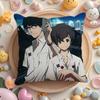 Anime Z-ankyou No T-Terror Cushion Cover Home & Car Multi-Scene Pillow Cover - Reversible, Soft & Durable for Daily Use