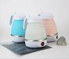 Household silicone 304 folding kettle, 600ml constant temperature automatic power-off electric kettle, portable for travel.