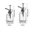 Push-type Glass Spray Bottle Hand Pressure Rain Drop Plant Sprinkler Kettle Fine Mist Non-slip Bottom Garden Watering Can