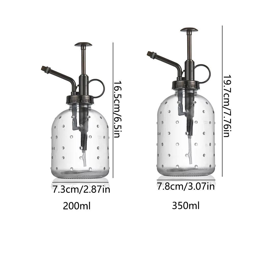 Hand Pressure Garden Watering Can Push-type Clear Flower Sprayer Glass Spray Bottle  Household