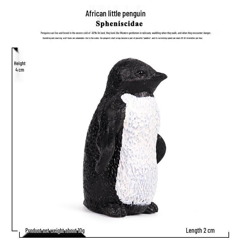 Emperor Penguin Marine Animal Model Toy Set for Kids