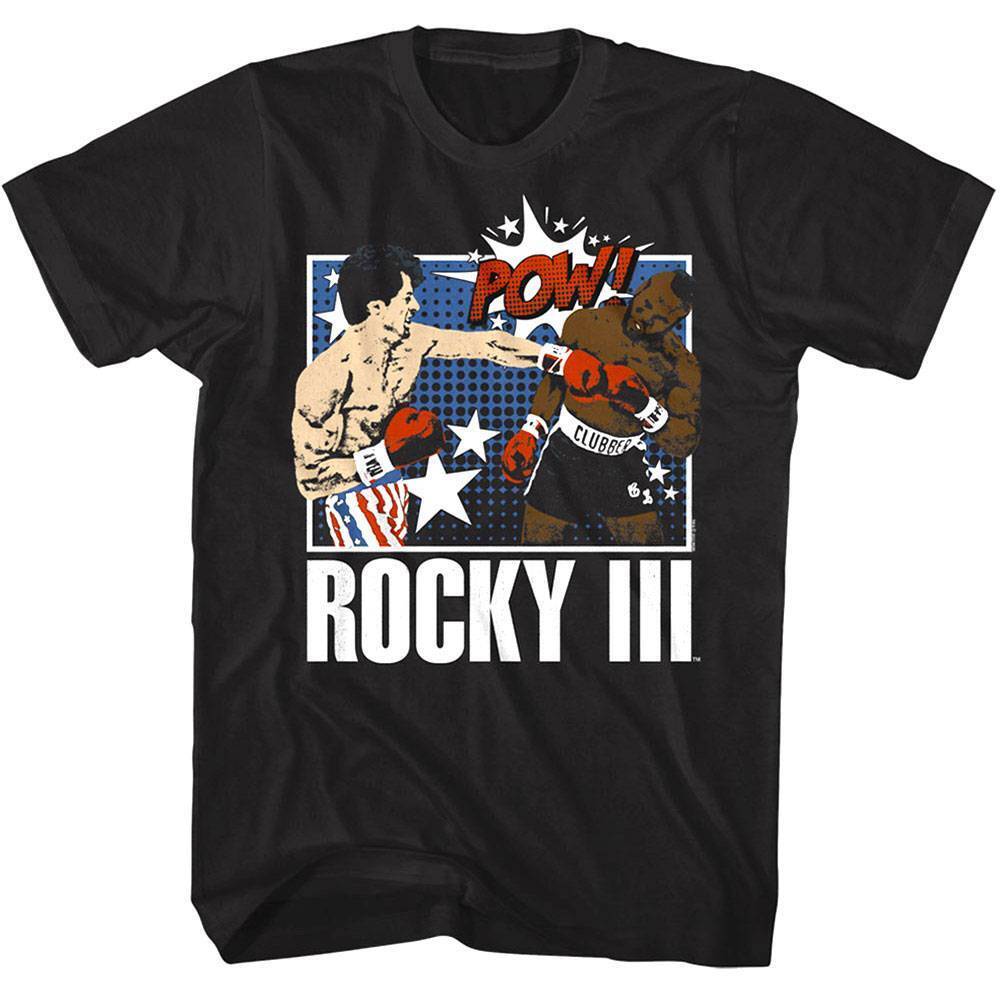 Rocky 3 Comic POW Men T Shirt XXL