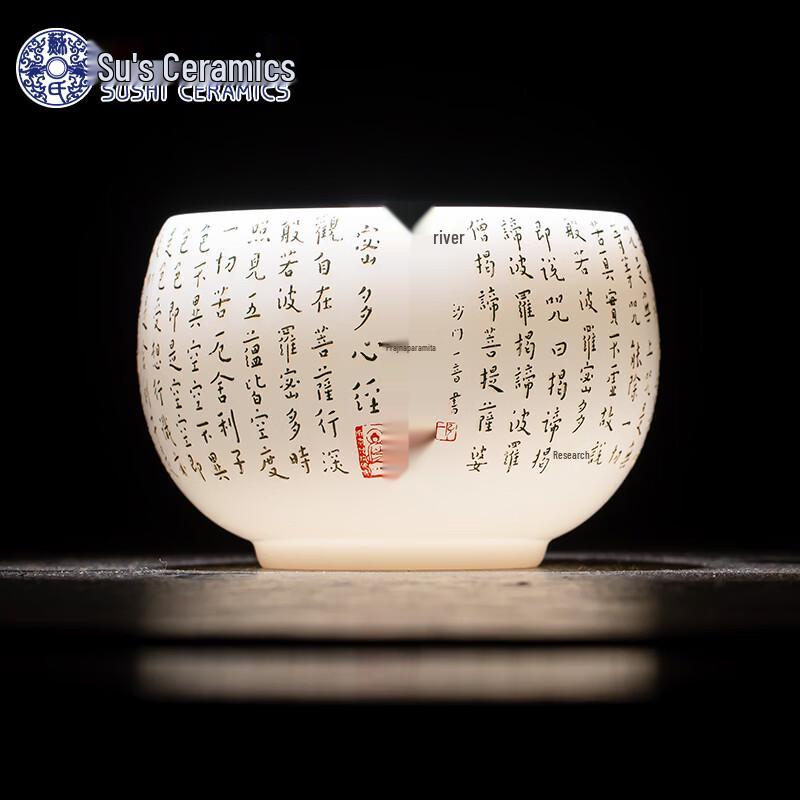 Ice Jade Porcelain Master Tea Cup