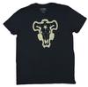 Black Clover Adult New T-Shirt - Black Bull Symbol Shirt Logo