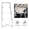 Gen 3 LS Aluminum Valley Pan Cover Plate Gasket For 1999-2003 GM LQ4 LQ9 4.8L 5.3L 5.7L 6.0L Sliver XZ-0008