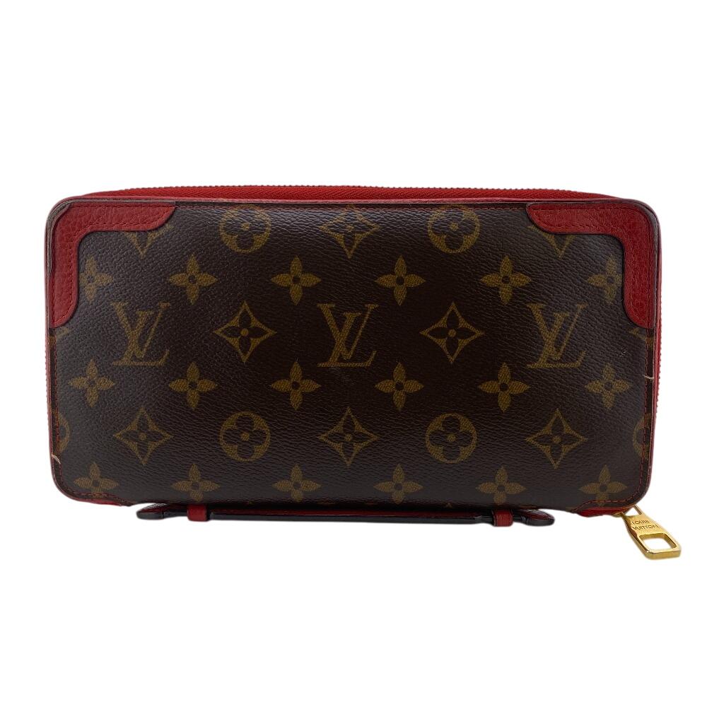 Louis Vuitton M61452 Zip Around Monogram Retiro Daily Organizer Purse Brown Monogram Unisex Used