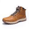 Winter Warm Men Boots Pu Leather Fur Plus Men Snow Boots Handmade Waterproof Working Ankle Boots High Top Men Shoes