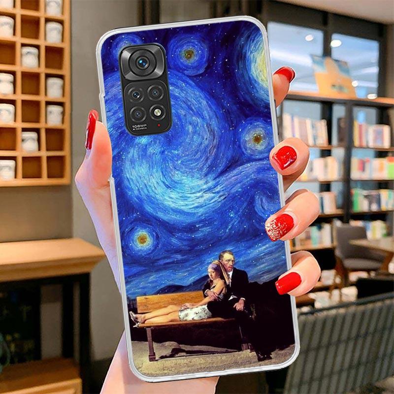 Van Gogh Mona Lisa Funny Art Cover Phone Case For Xiaomi Redmi Note 15 14 13 12 11 10 Pro Plus 14S 12S 11S 11T 11E 10S Soft Fund