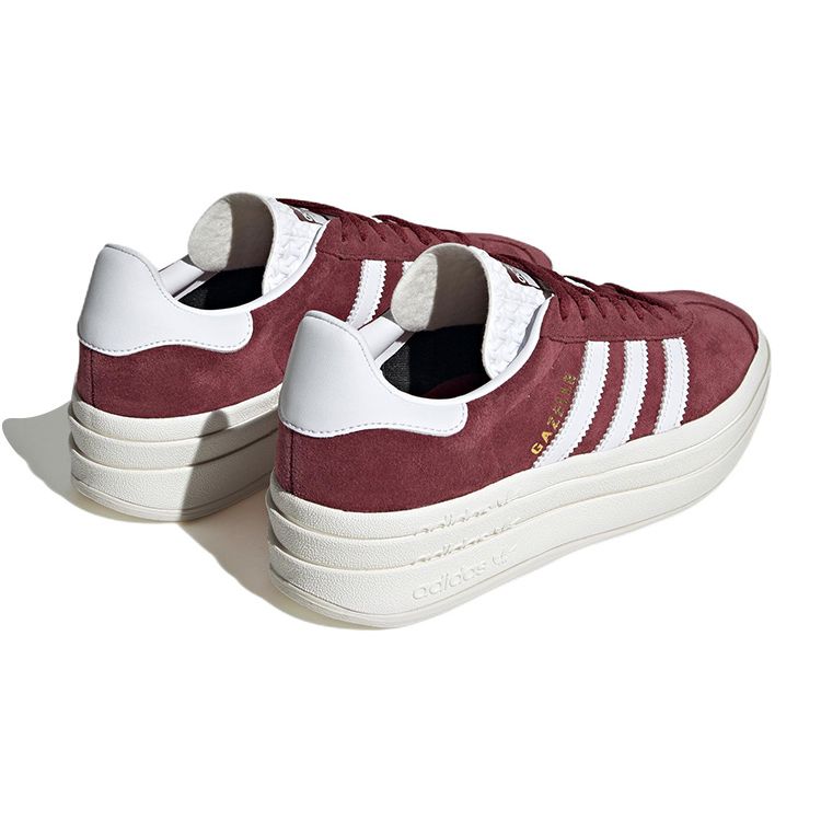 adidas Gazelle Bold Rosso Ombra Bianco Sneakers da Donna Bianco Nuvola Bianco Nucleo HQ6892