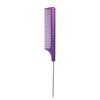 Antistatic Hair Dye Brush Barber Purple Pointed Tail Hair Styling Comb Steel Needle Pins Rat Tip Combs Professional Barber Tool
