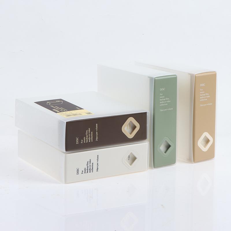 24 Disc Cd Dvd Organizator Suport Cutie Depozitare Hard Album Capacitate Cutie Portabilă
