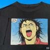 T-shirt Anime Akira Unisex Girocollo Manica Corta Maglietta Vintage Manga Fumetto Stampa Tetsuo Retro Anime Oversize Casual Streetwear Top per Uomo Donna