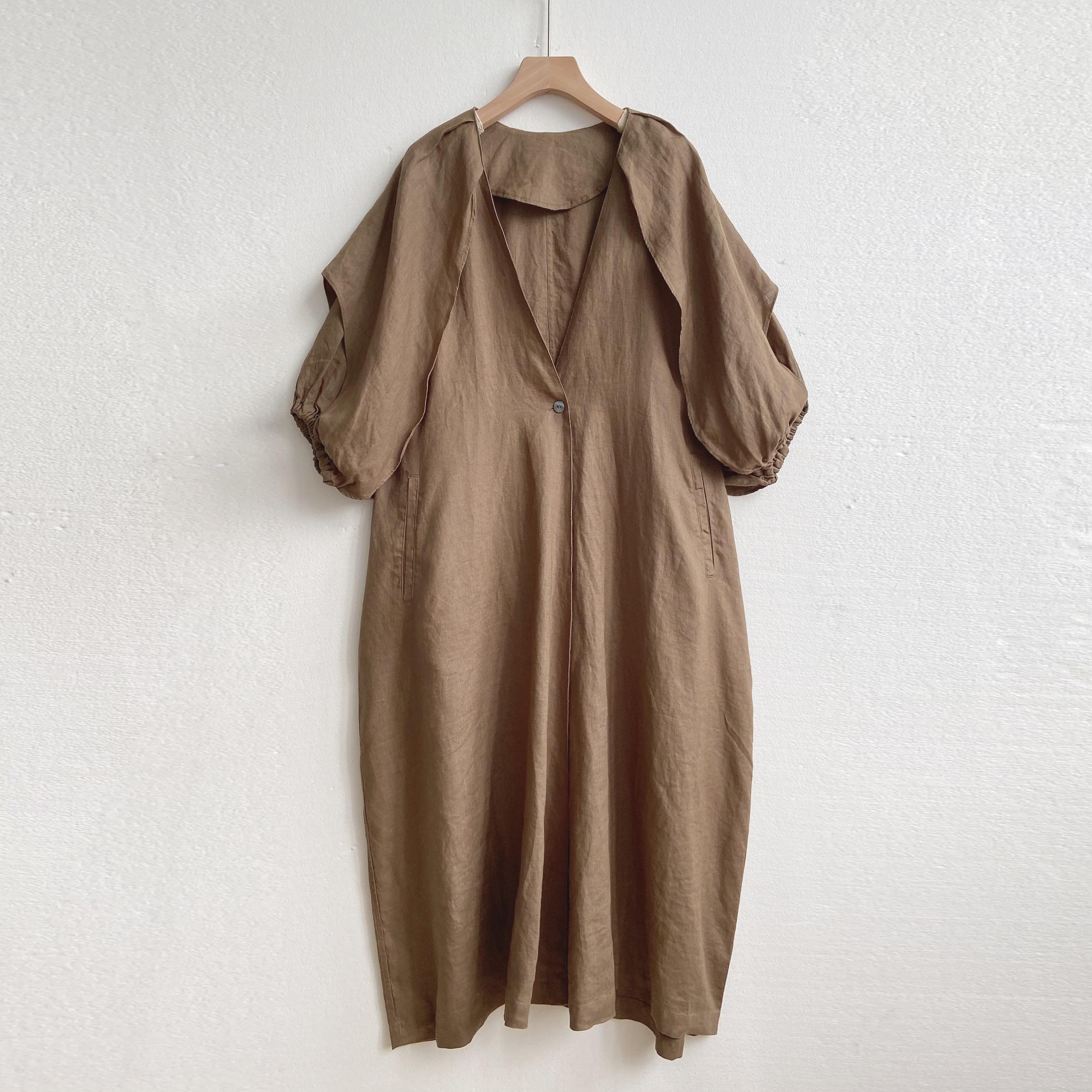 

Johnature Длинные винтажные повседневные свободные разрезы с V-образным вырезом на одной пуговице, универсальные женские пальто One Size хаки