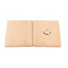 Saxophone Clarinet Reed Case Solid Wood 5 Reeds Holding Storing Box with HygrometerLog Color