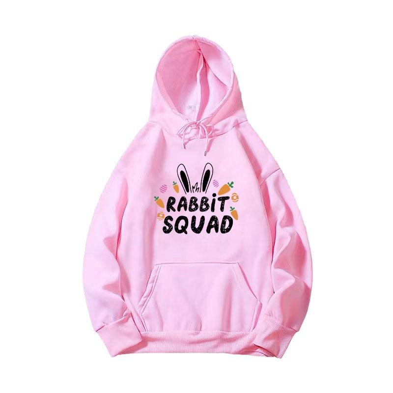 Ladies Sweet Cartoon Pink Hooded Sweatshirt for Autumn Winter Women Plush Loose Pullover Hoodies