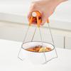 Silicone Anti-Scald Tray Holder: Stainless Steel, Anti-Slip Gripper for Bowls and Plates