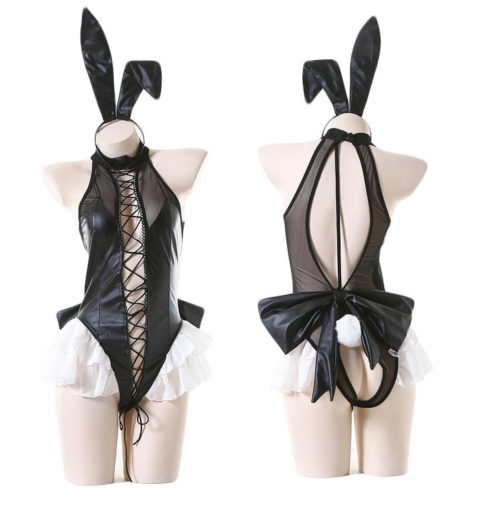Bunny Girl Cosplay Sexy Erotic Costume Rabbit Ears Rabbit Cosplay Bunny Girl Reverse Bunny Leotard Cute Christmas School Festival Cultural Festival
