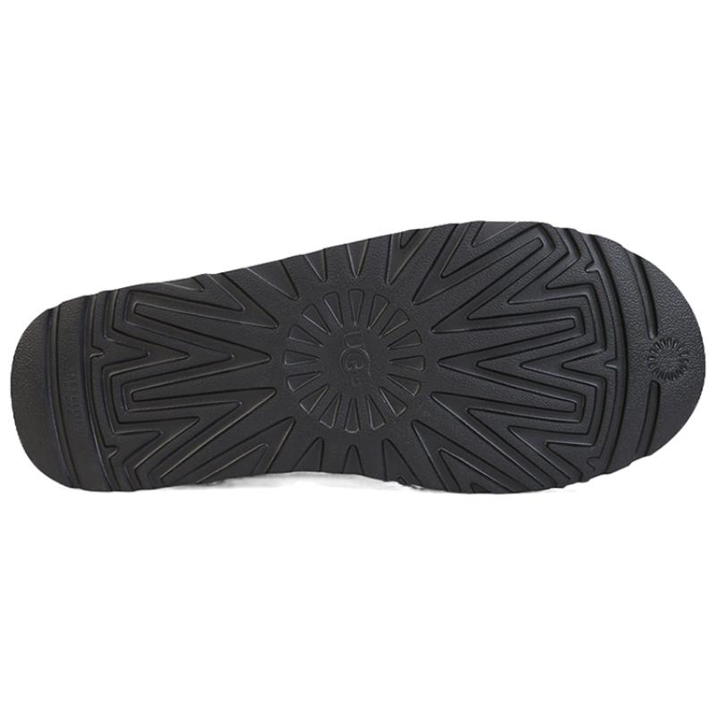 UGG Neumel Snapback Buckle Fleece Lined Snow Boots Black Sneakers 1118570-BLK