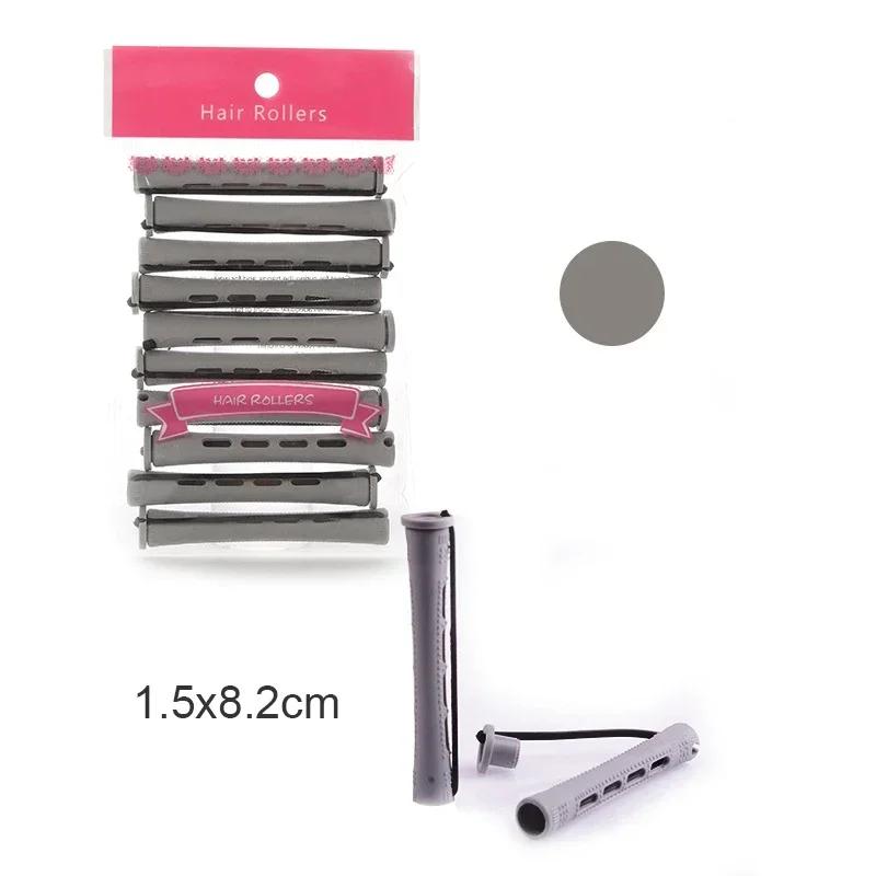 10pcs Hair Curlers Perm Rods Sets Short Cold Wave Rods Hair Curler Heatless Perming Rods Hair Curling Rollers Curling Hair Tools