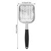 Aluminum Alloy Pet Cat Litter Scoop Sifter Shovel Hollow Dog Puppy Waste Holder(Black)