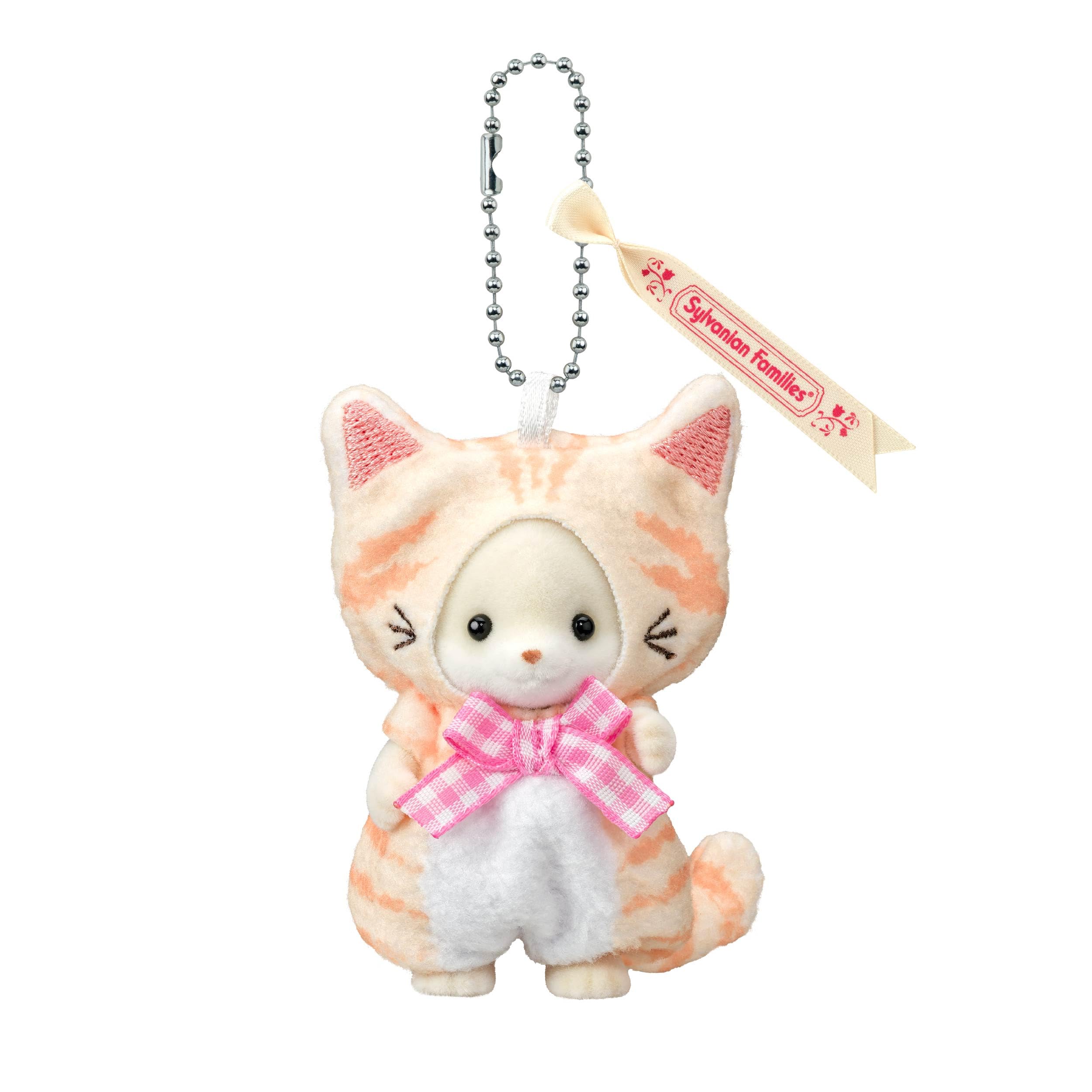 Sylvanian Families [Sylvanian Families Keychain Fennec Fox Boy -Cat Costume-] ST Mark Ages 3+ Toy Dollhouse Sylvanian Families Epoch Co., Ltd. EPOCH