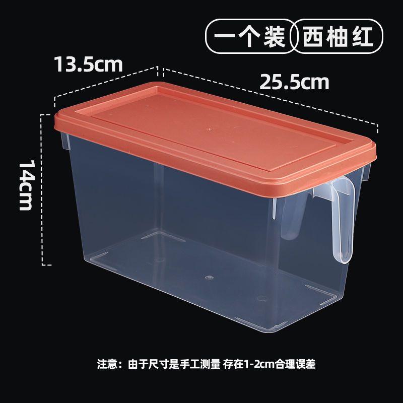 Kühlschrank Frischhalte Lebensmittel Aufbewahrungsbehälter Transparent Tragbar Eier Gemüse Obst Organizer mit Griff Feuchtigkeitsdicht