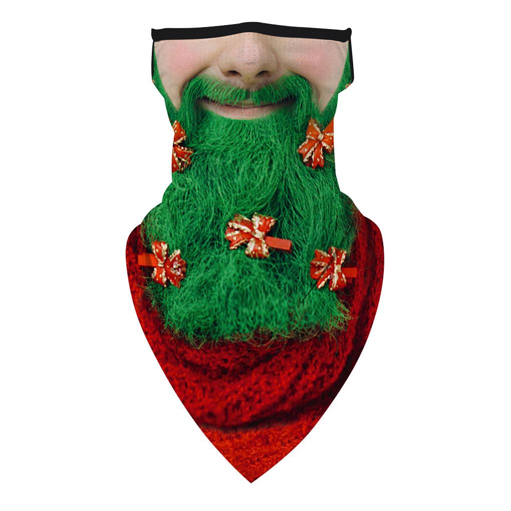 Weihnachten Halbgesichtsmaske Unisex Sturmhaube Bandana Nackenwärmer Schlauchschal Kopfbedeckung