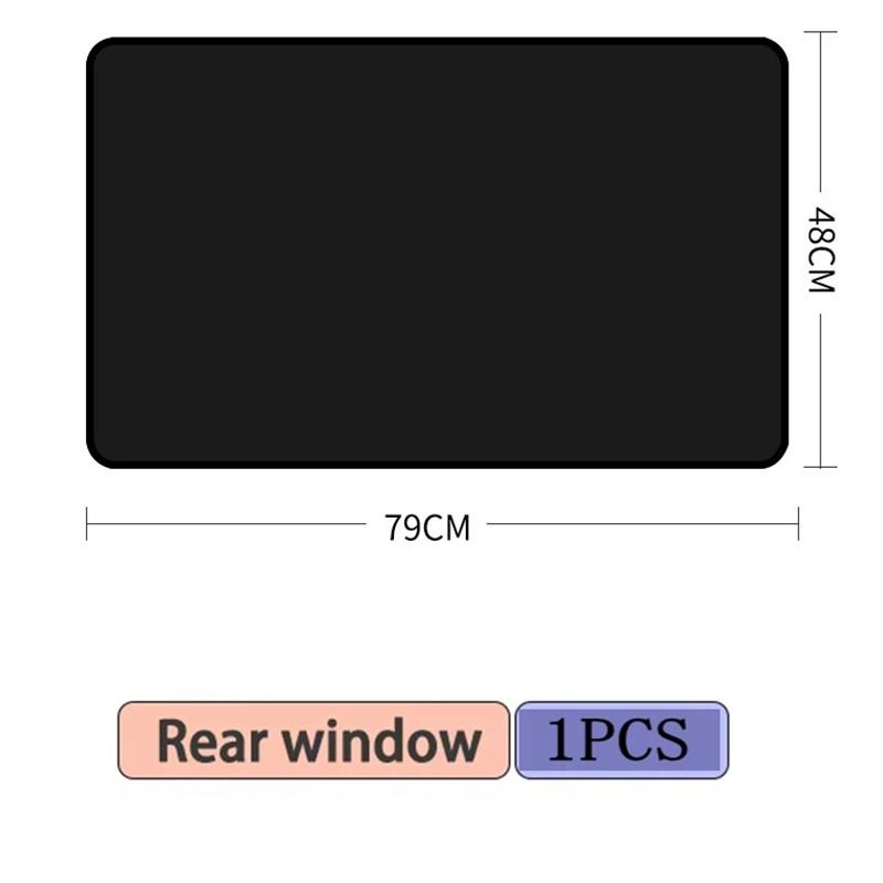 Car Side Window Sun Shade, Magnetic UV Protection Sunshade Cover, Privacy Protection Sun Blocker For Car Front & Rear Windows