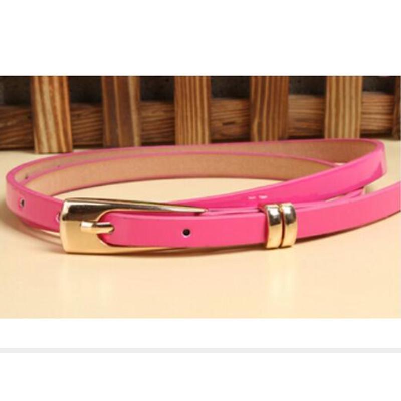 

Женские поясные ремни из ПУ кожи, вязаные, в полоску, для украшения платья, 105 см, с золотой пряжкой-булавкой 105cm