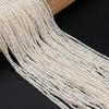 1String, White Natural Potato Shape Pearls Beads, 2-2.5mm, for DIY Necklaces Bracelets Accessories, Jewelry Making, Birthday, Wedding, Party Gift 36cm