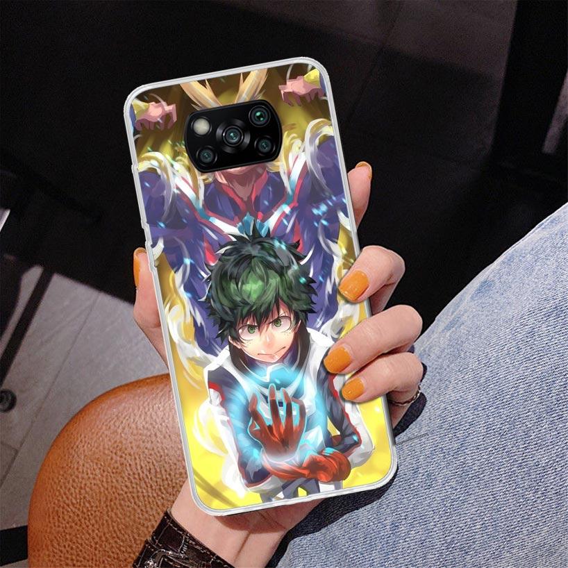 My Hero Izuku Deku Phone Case For Xiaomi Poco X7 X6 X5 Pro F7 Ultra Redmi 15C 15 13C 13 12C 12 10 10A 10C 9 9A 9C 9T Cover Poco